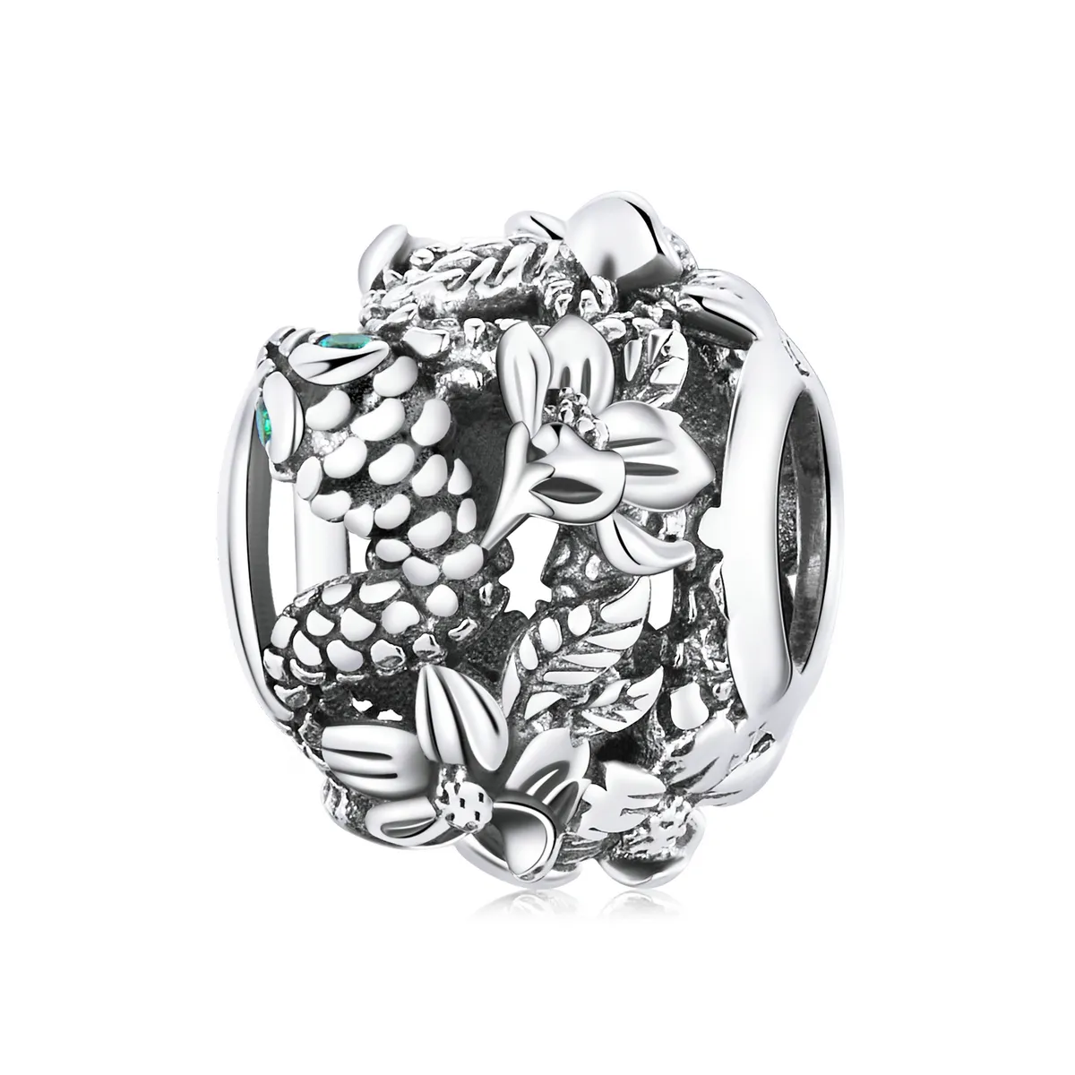 pandora style retro spirit snake charm scc2135