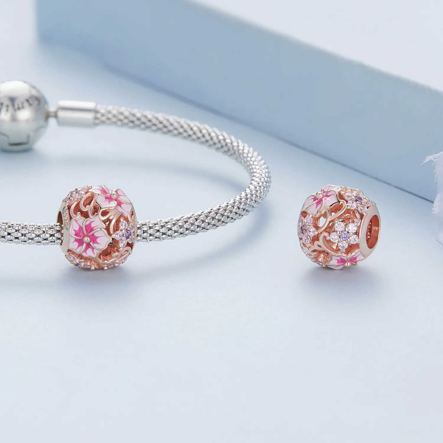 Pandora Style Rosa Sakura Charm - BSC643