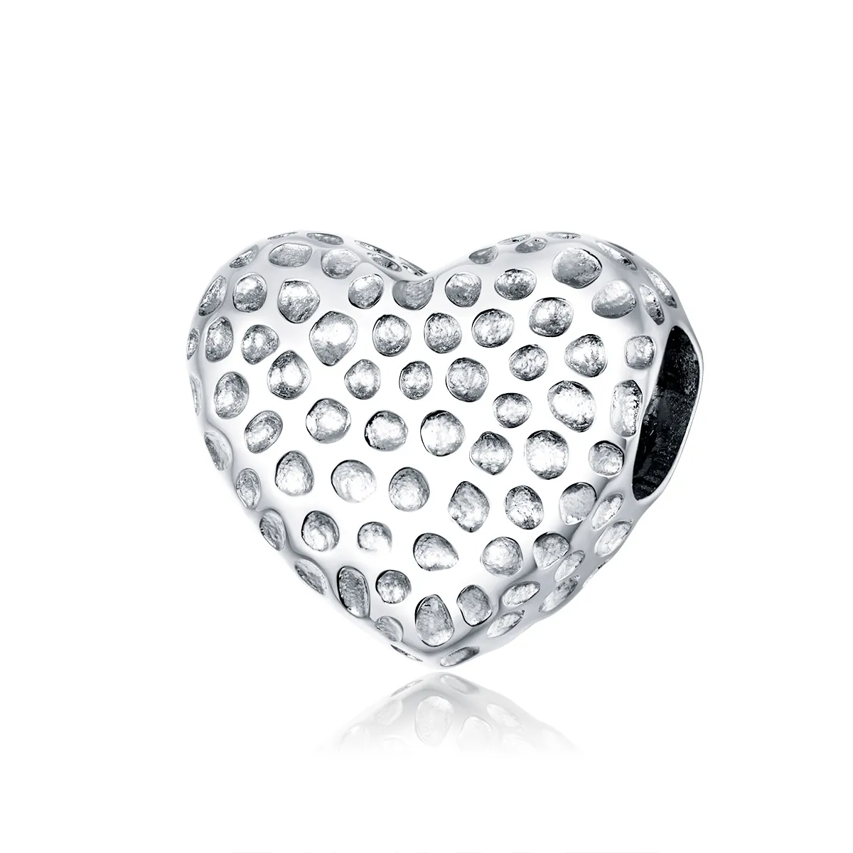 Pandora Style Shining Heart Charm - SCC1587