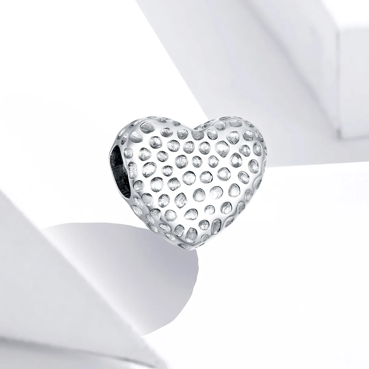 Pandora Style Shining Heart Charm - SCC1587