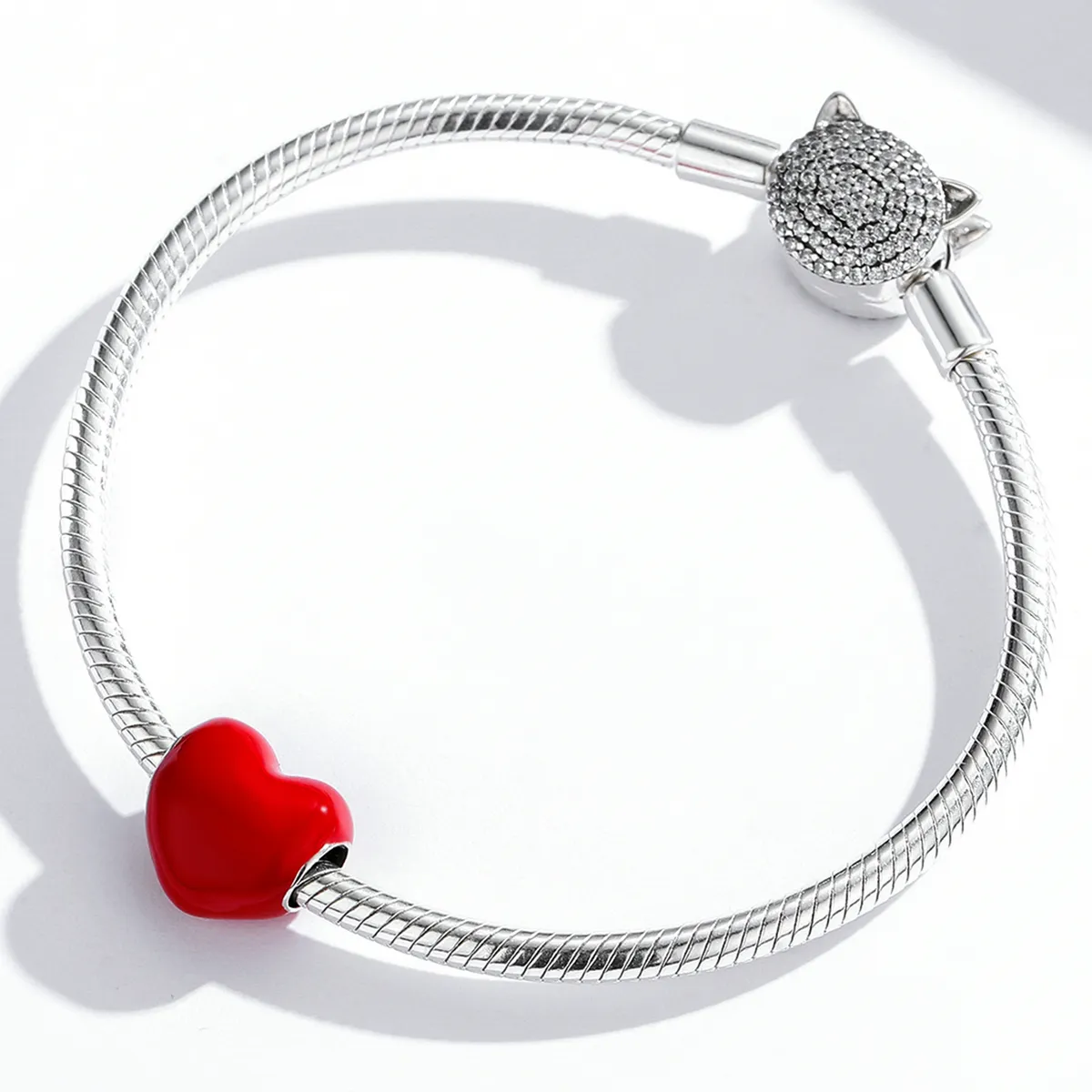 Pandora Style Simple Love Charm - SCC1986-RD