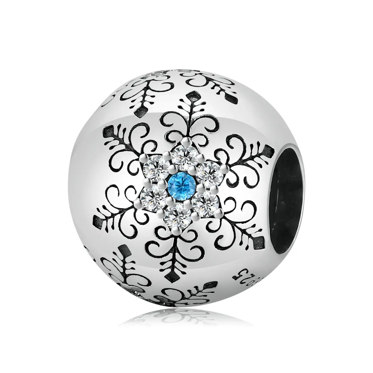 Pandora Style Snowflakes Charm - BSC513