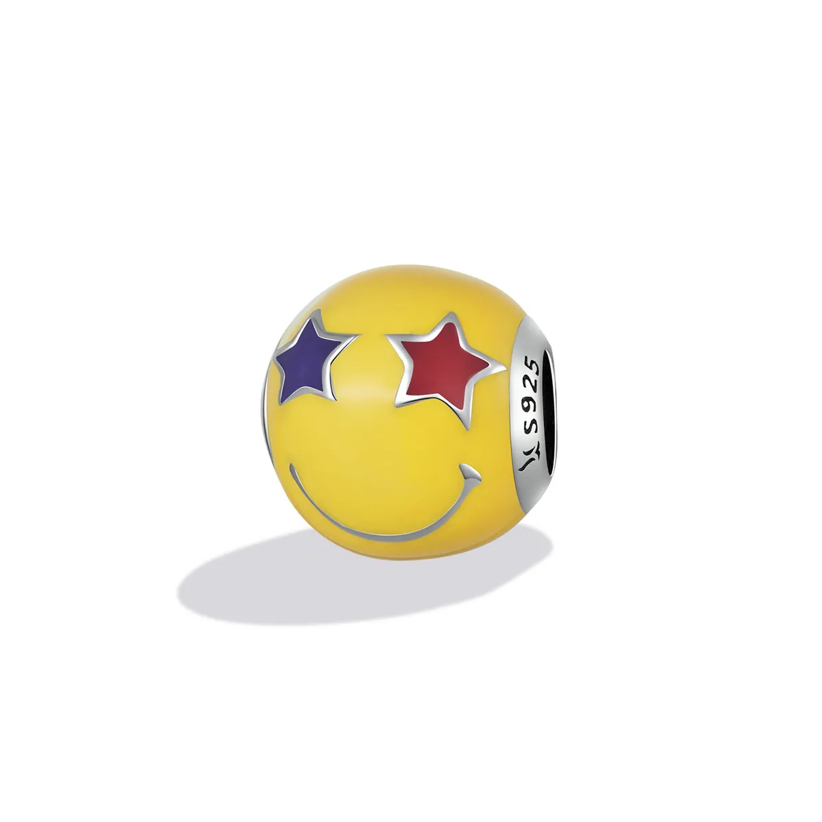 Pandora Style Star Eye Smiley Charm - SCC2190