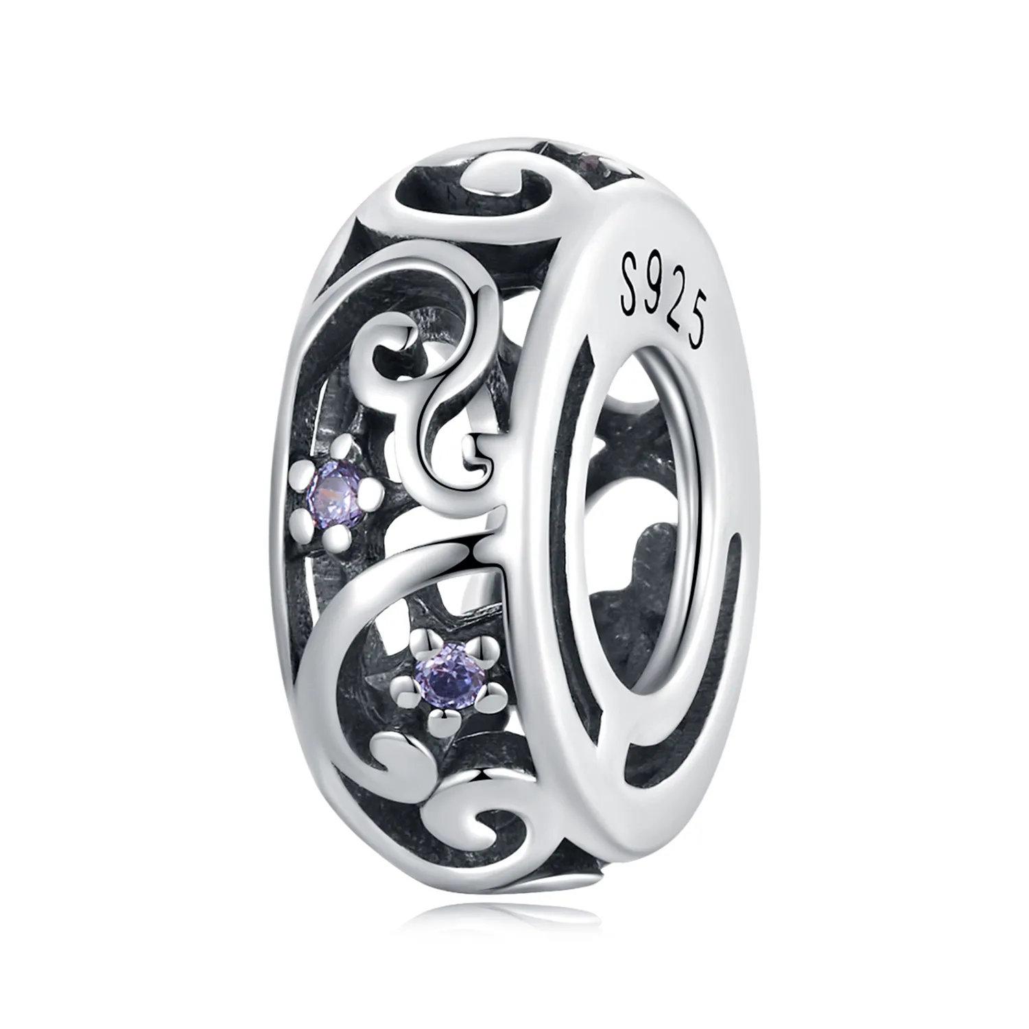 Pandora Style Streamer Spacer Charm - BSC639