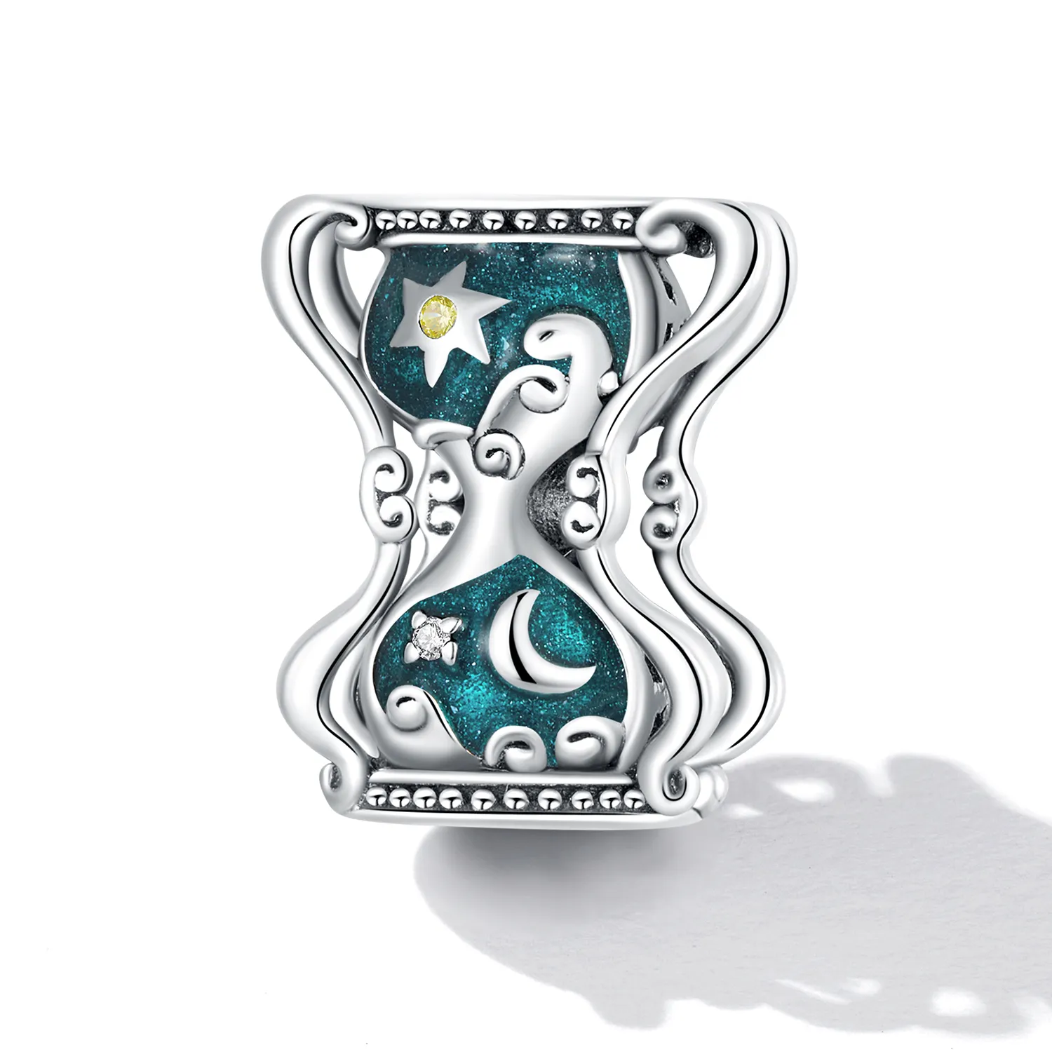 Pandora Style Sun and Moon Timeglass Charm - SCC2265