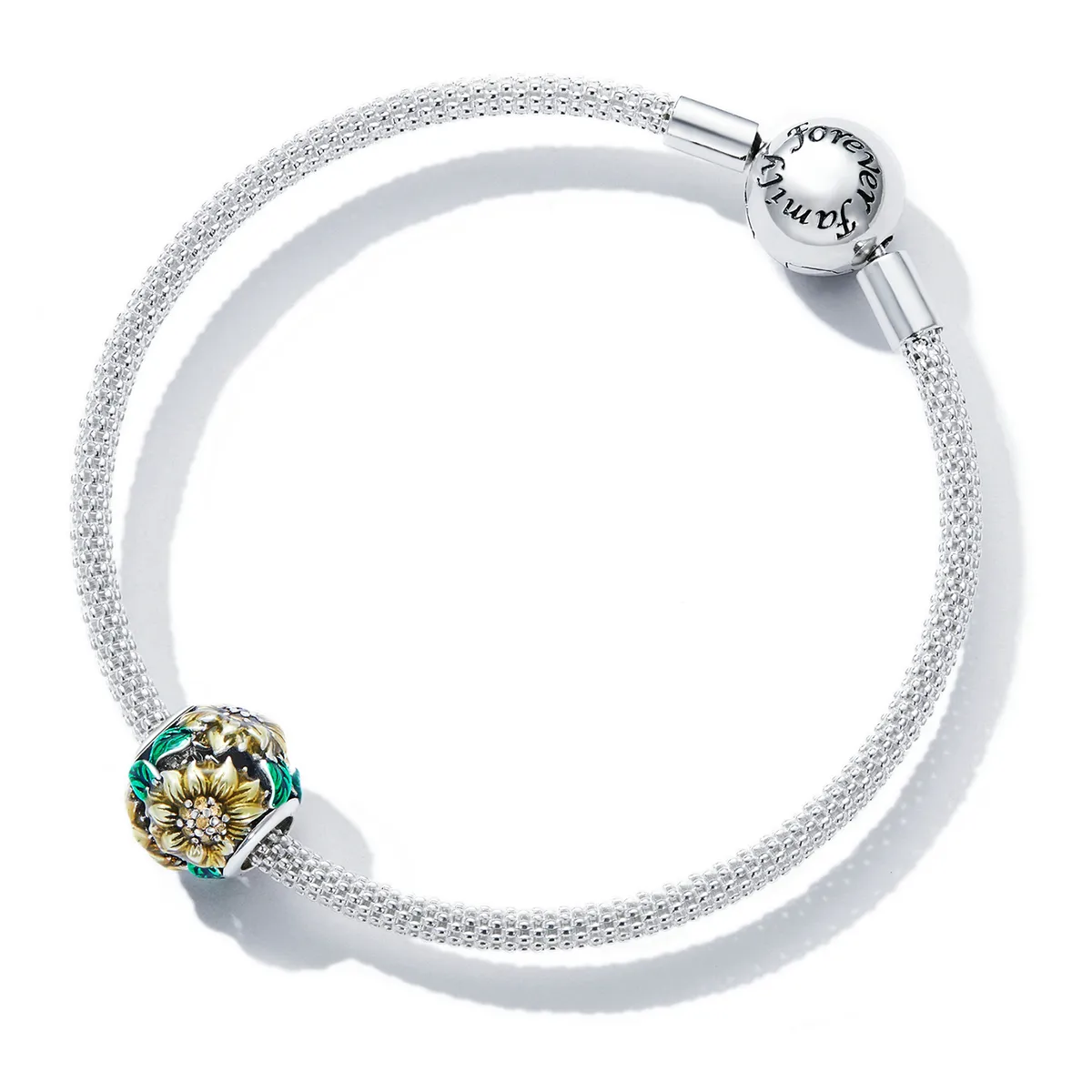 Pandora Style Sunflower Charm - SCC2209