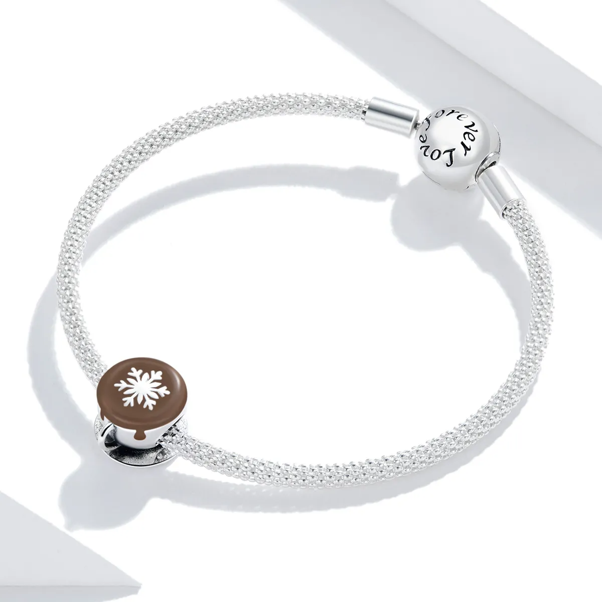 Pandora Style Winter Coffee Charm - BSC361