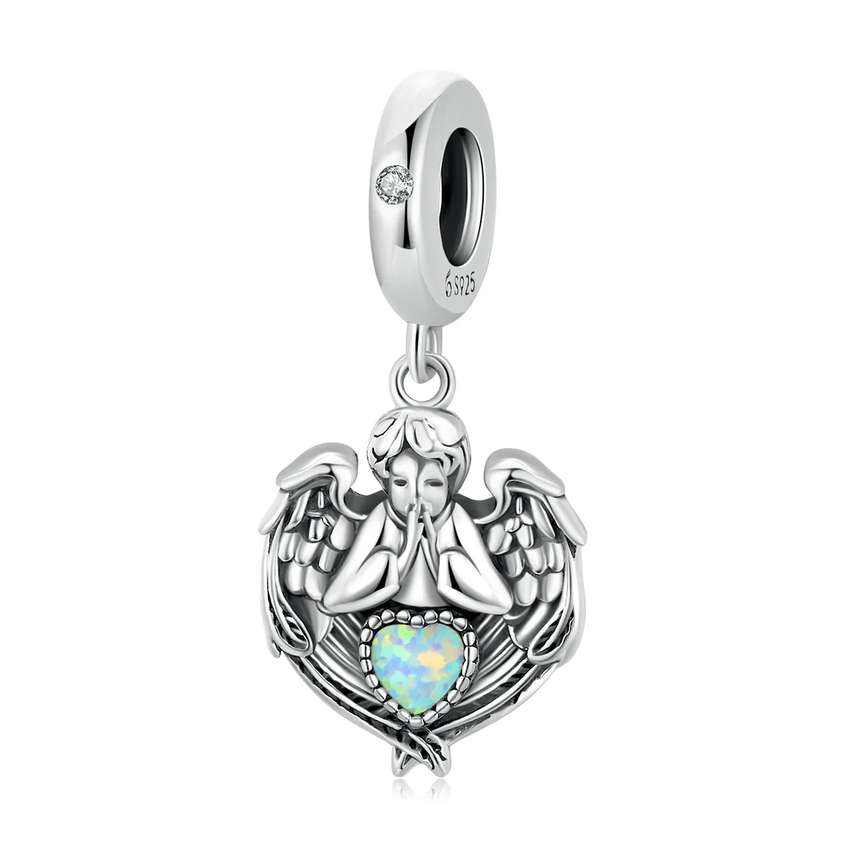 pandora style angel pray love dangle bsc568