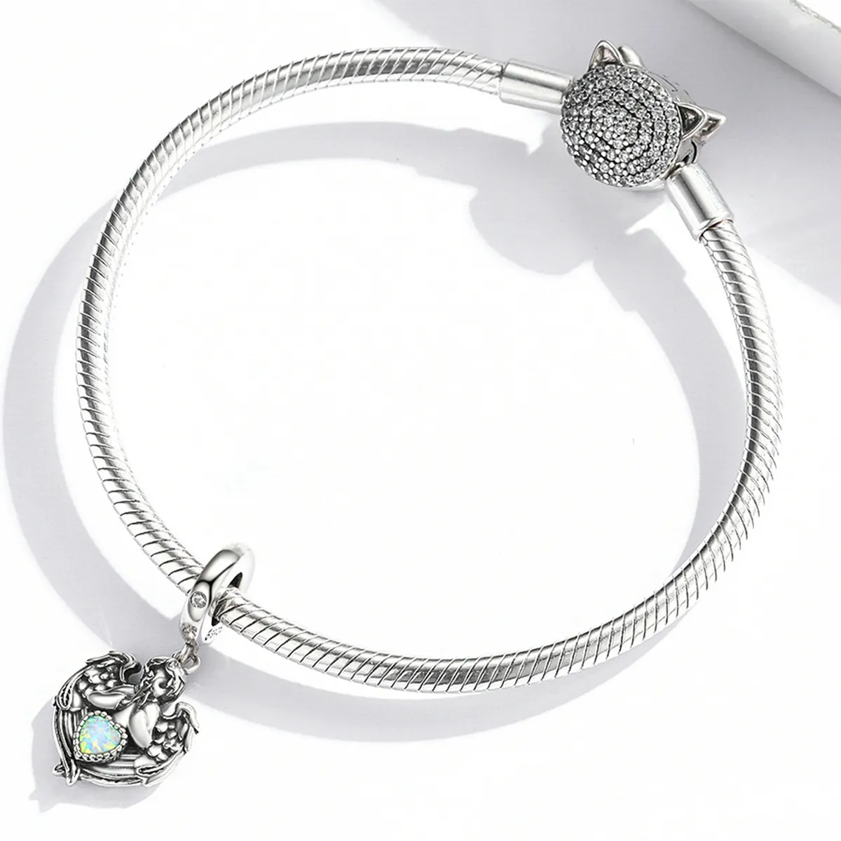 Pandora Style Angel Pray Love Dangle - BSC568