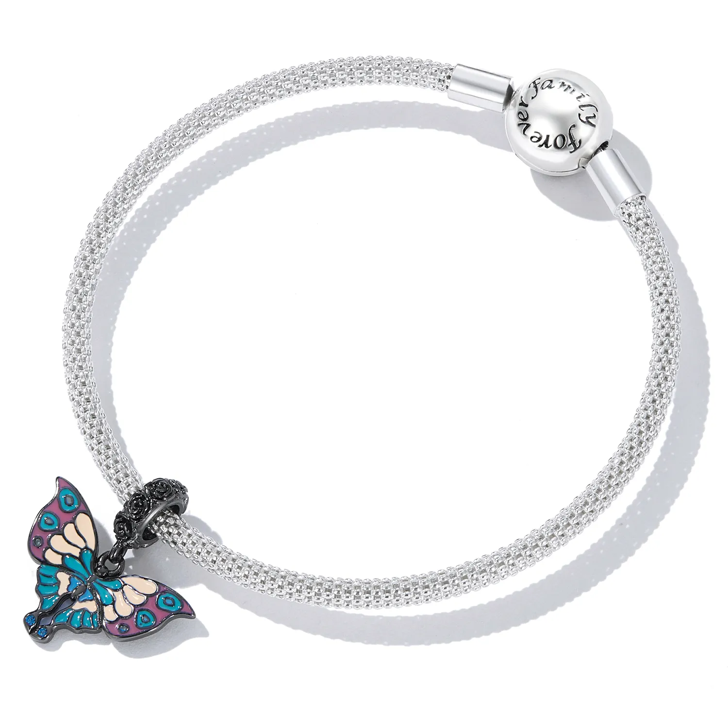 Pandora Style Artistic Butterfly Dingle - SCC2240