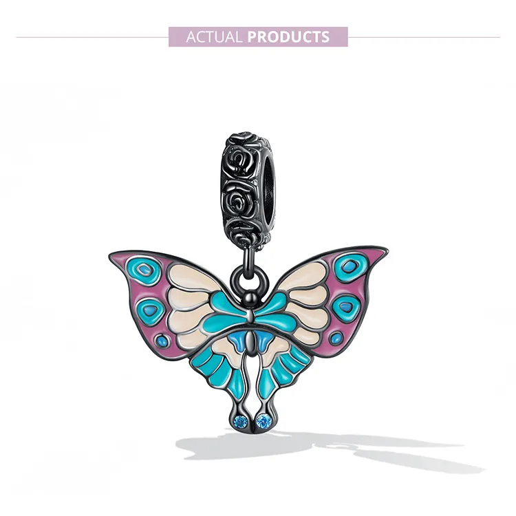 Pandora Style Artistic Butterfly Dingle - SCC2240