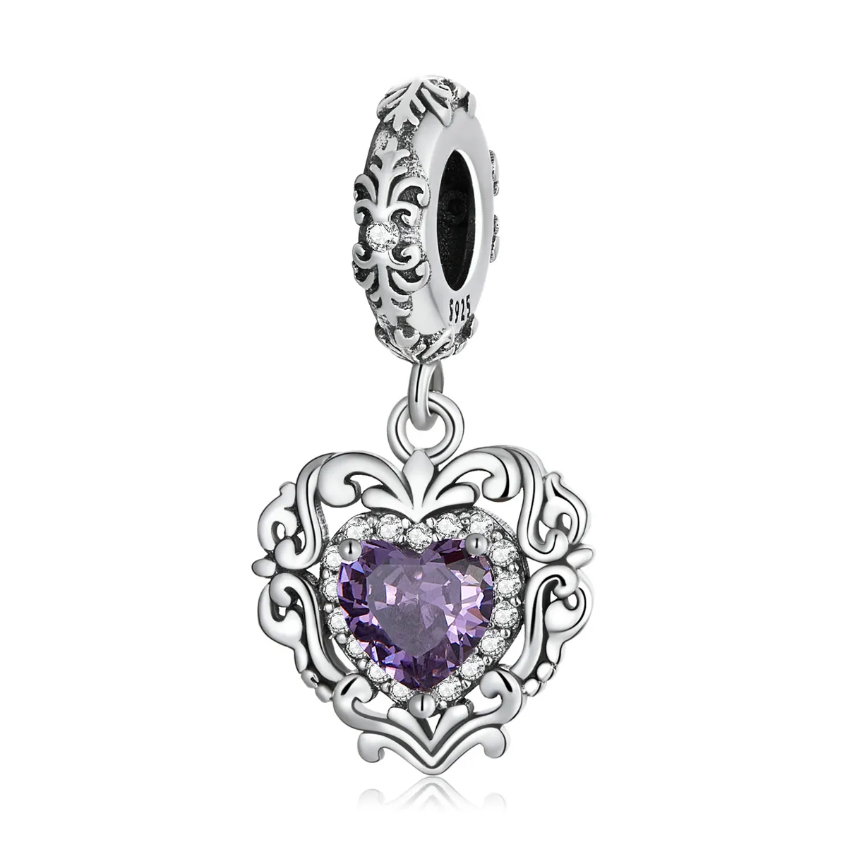 pandora style classical love dangle scc2181