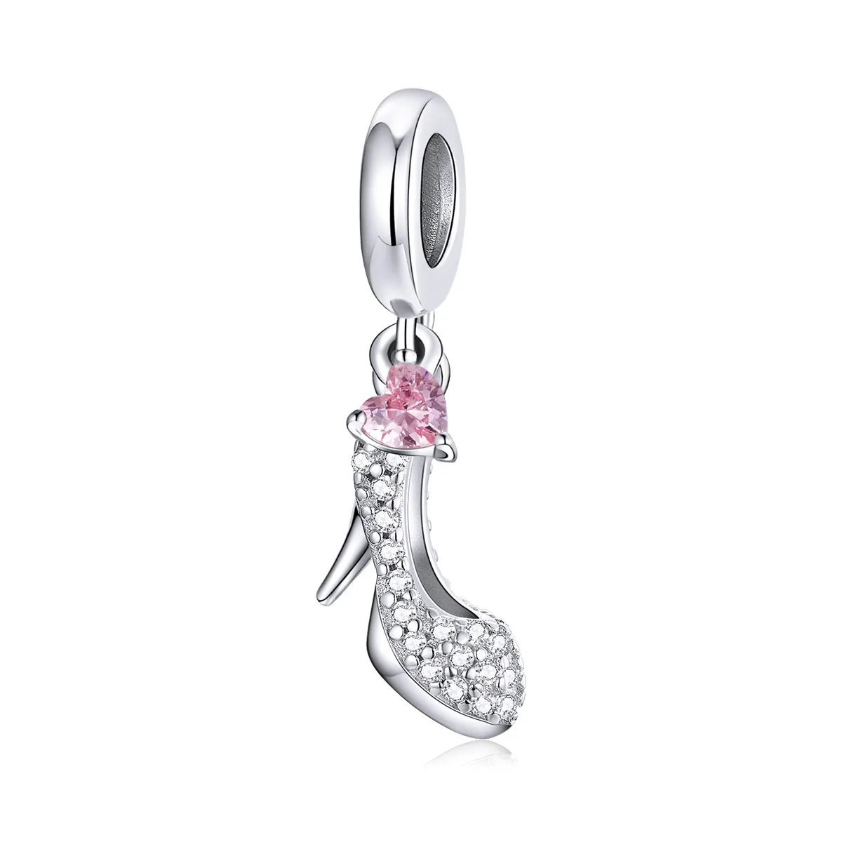 Pandora Style Crystal Slipper Dingle - BSC411