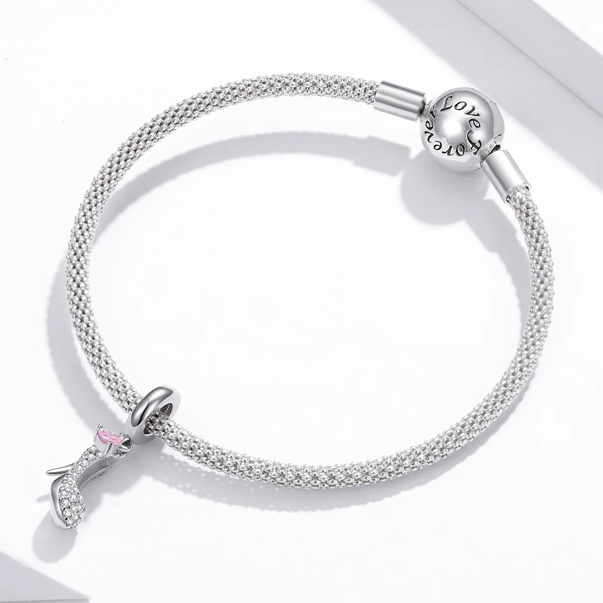 Pandora Style Crystal Slipper Dingle - BSC411