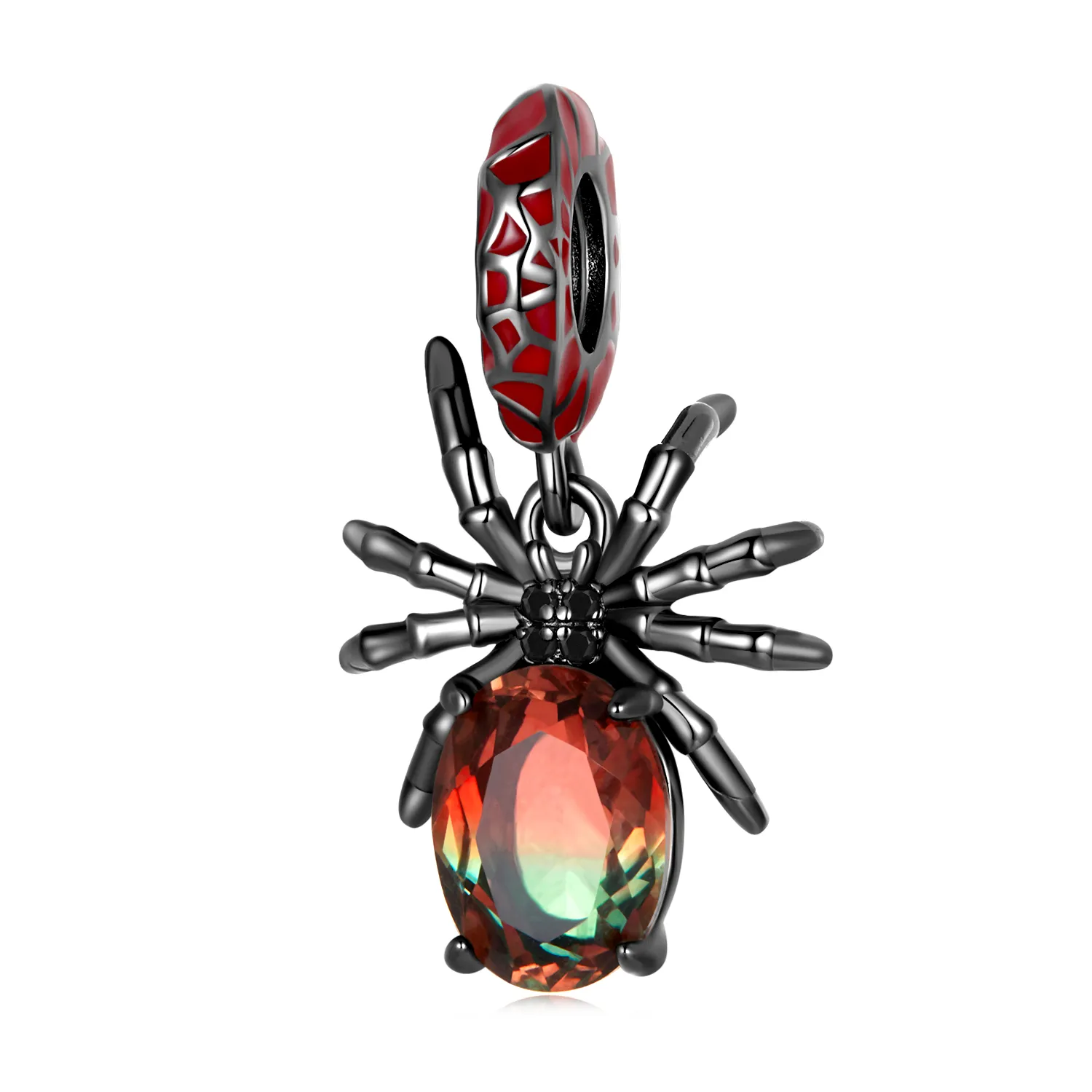 Pandora Style Dark Spider Dangle - SCC2292