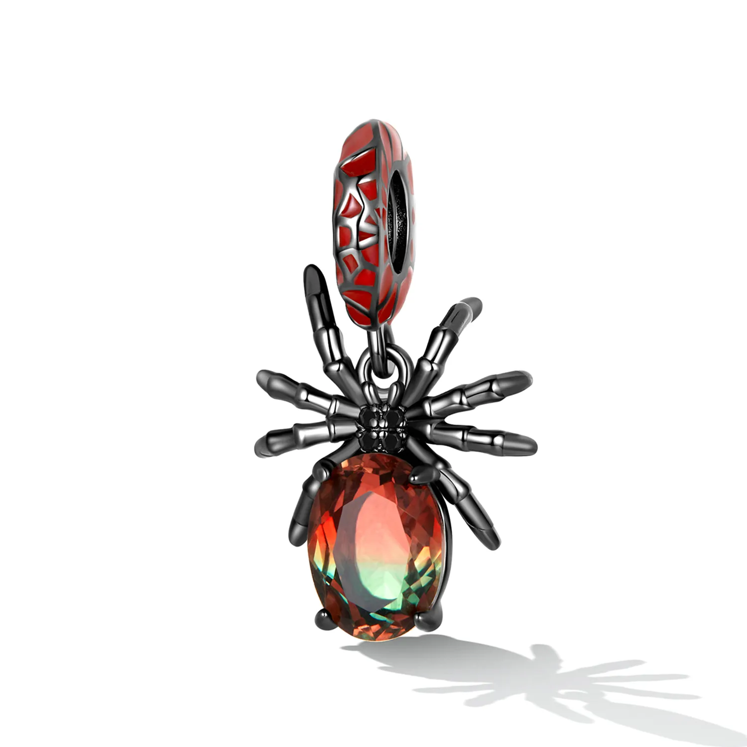 Pandora Style Dark Spider Dangle - SCC2292