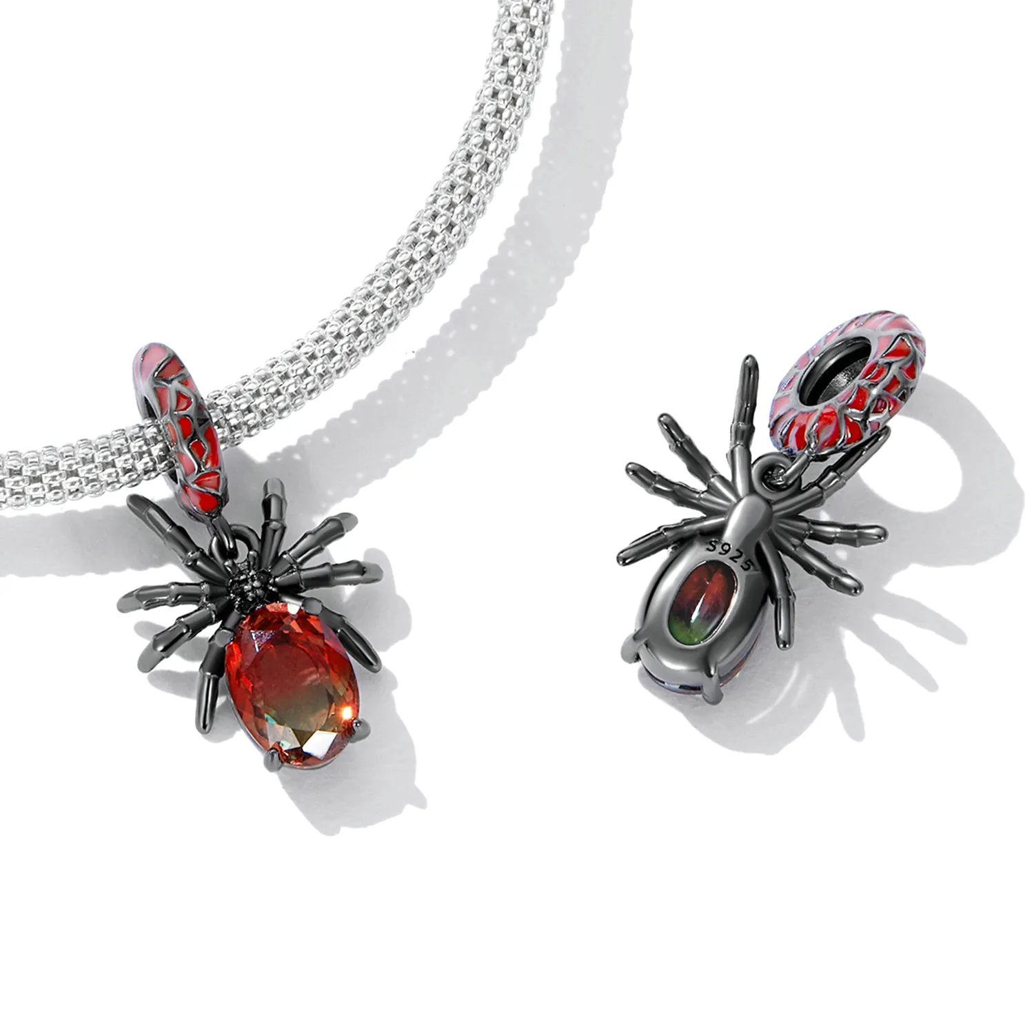 Pandora Style Dark Spider Dangle - SCC2292