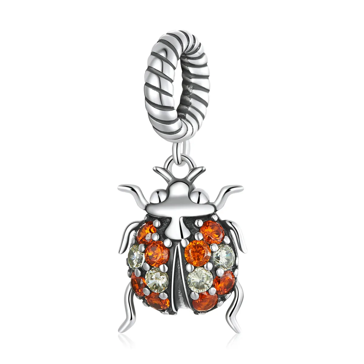 Pandora Style Delikat Ladybug Dangle - SCC2179