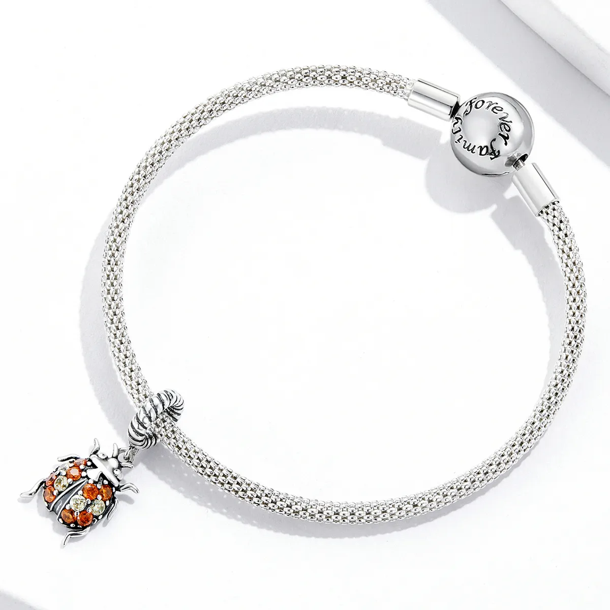 Pandora Style Delikat Ladybug Dangle - SCC2179