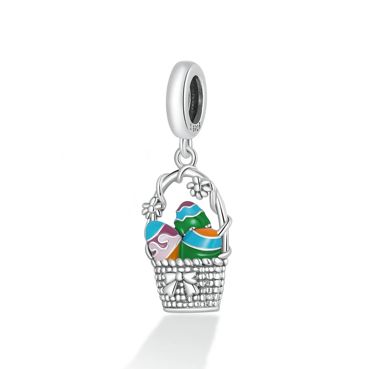 Pandora Style Egg Basket Dangle - SCC2118