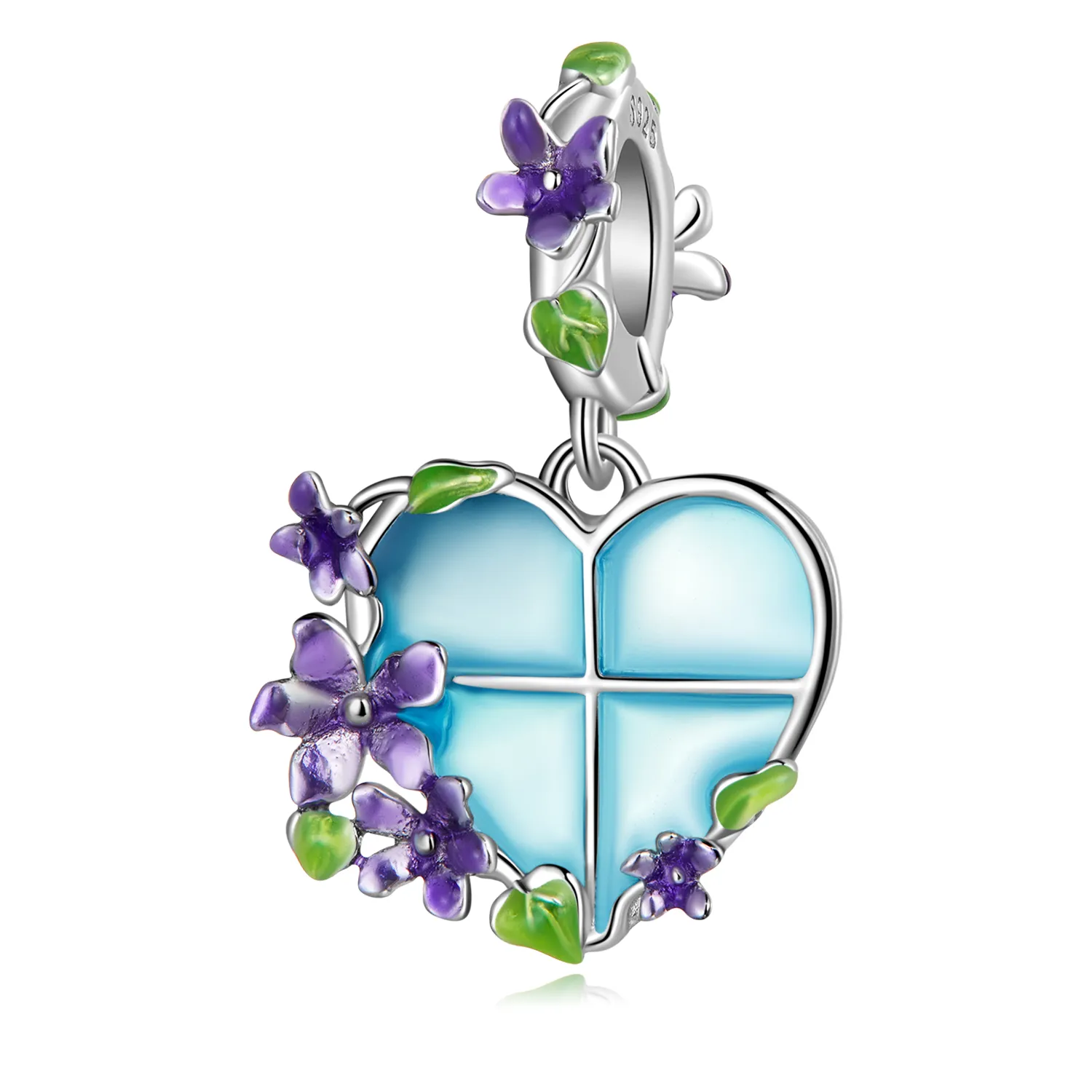 Pandora Style Flower Window Dingle - SCC2323