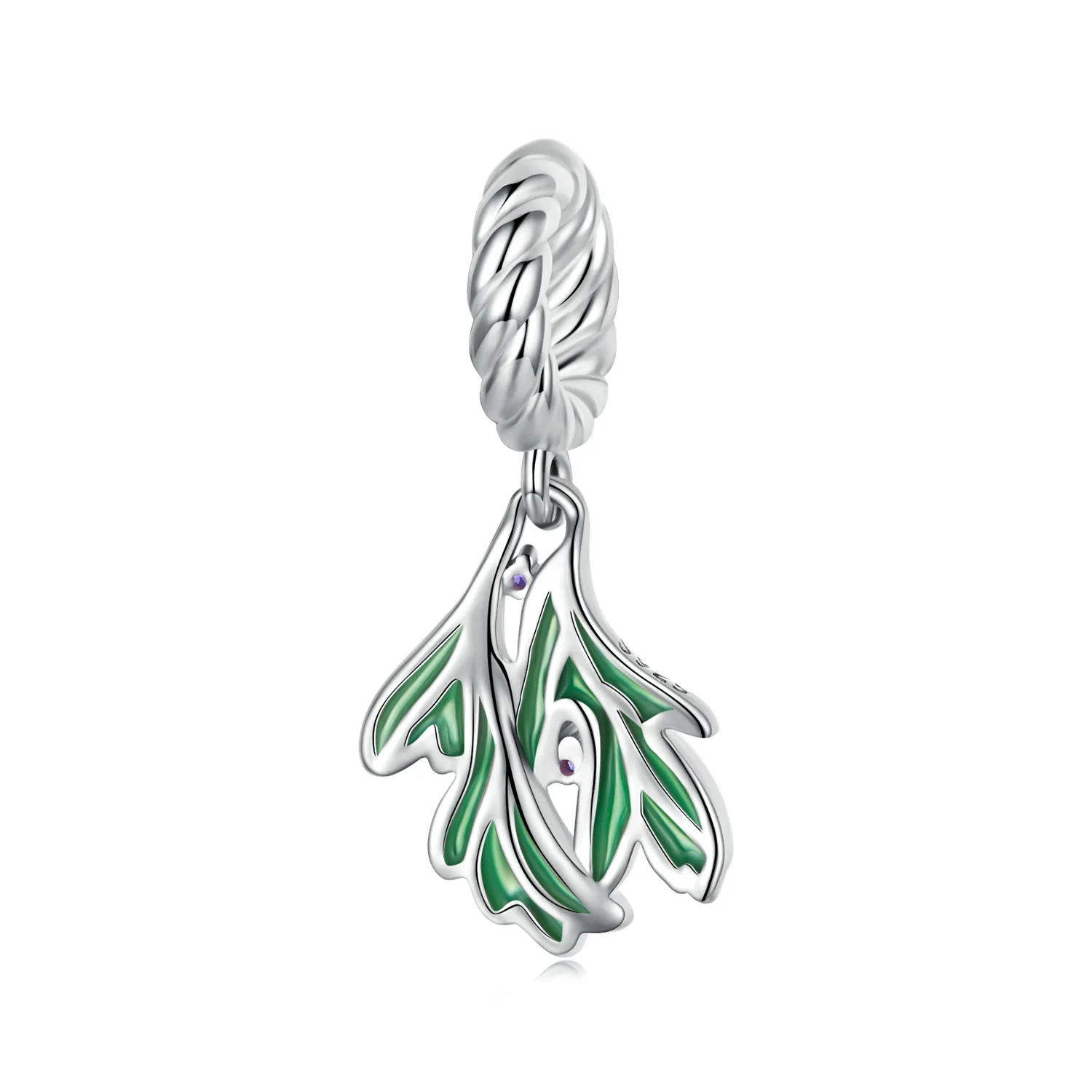 Pandora Style Fresh Leaves Dingle - SCC2295