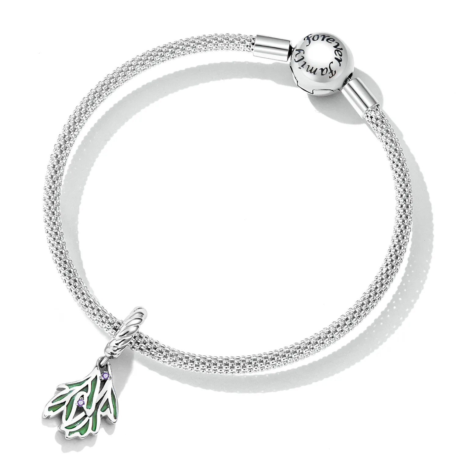 Pandora Style Fresh Leaves Dingle - SCC2295