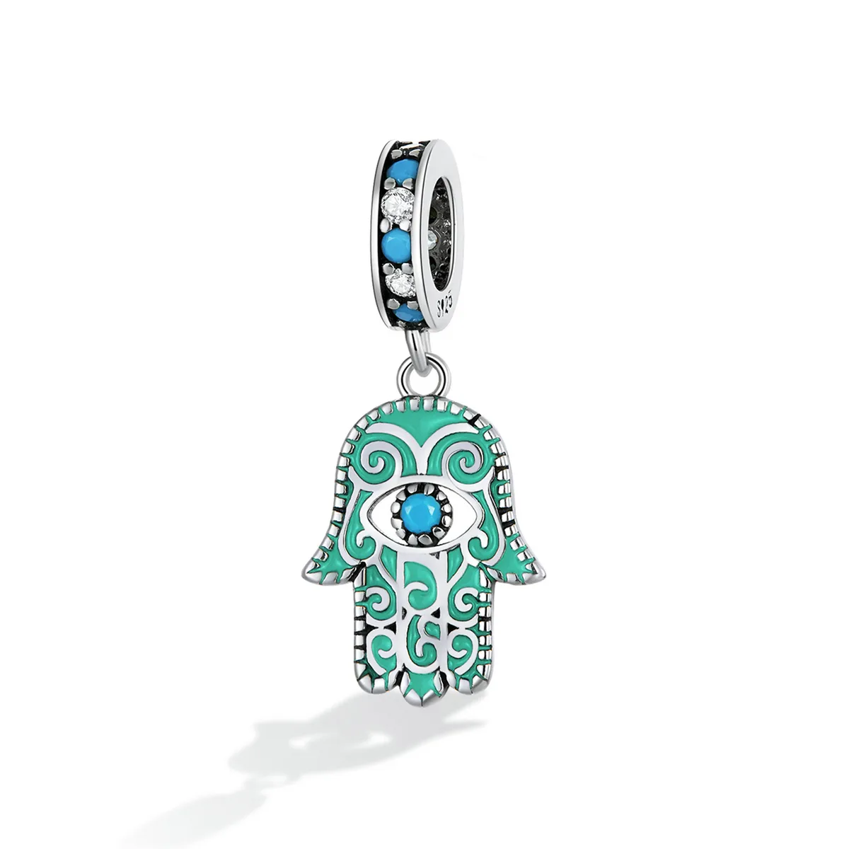 Pandora Style Hand of Fatima Dangle - BSC593