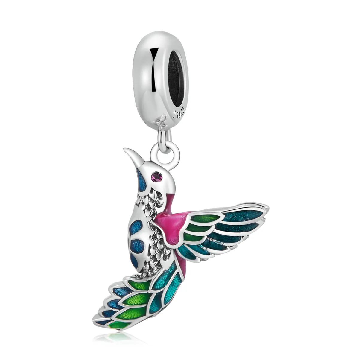 pandora style kingfisher dangle scc2126