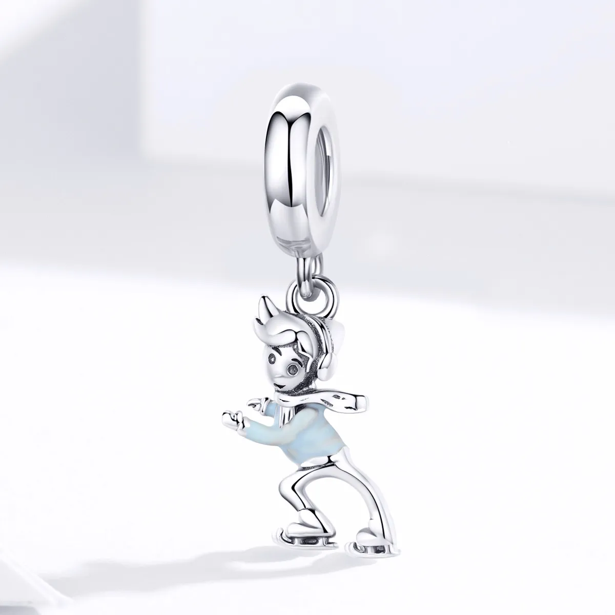 Pandora Style Little Boy Ski Dingle - SCC1352