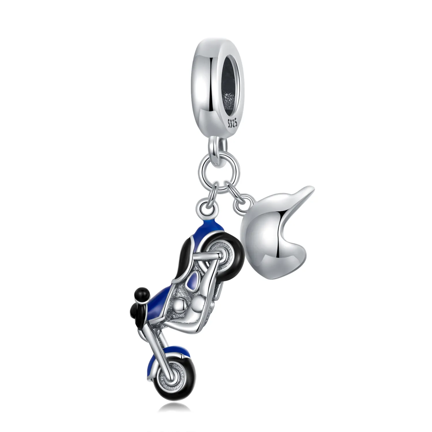 Pandora Style Motorsykkel Dangle - SCC2364