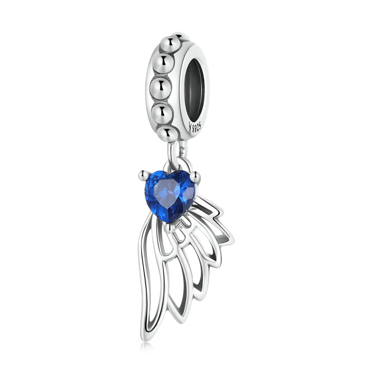 Pandora Style Openwork Out Wings Dingle - SCC2071