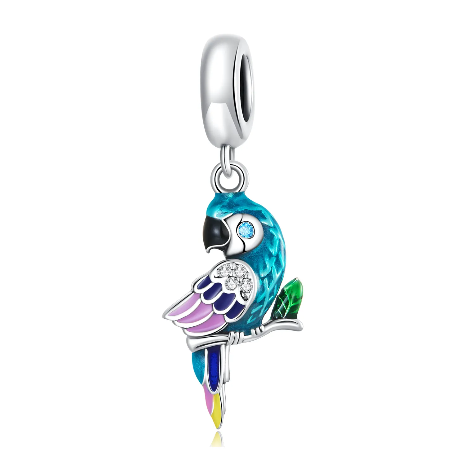 Pandora Style Parrot Dangle - SCC2271