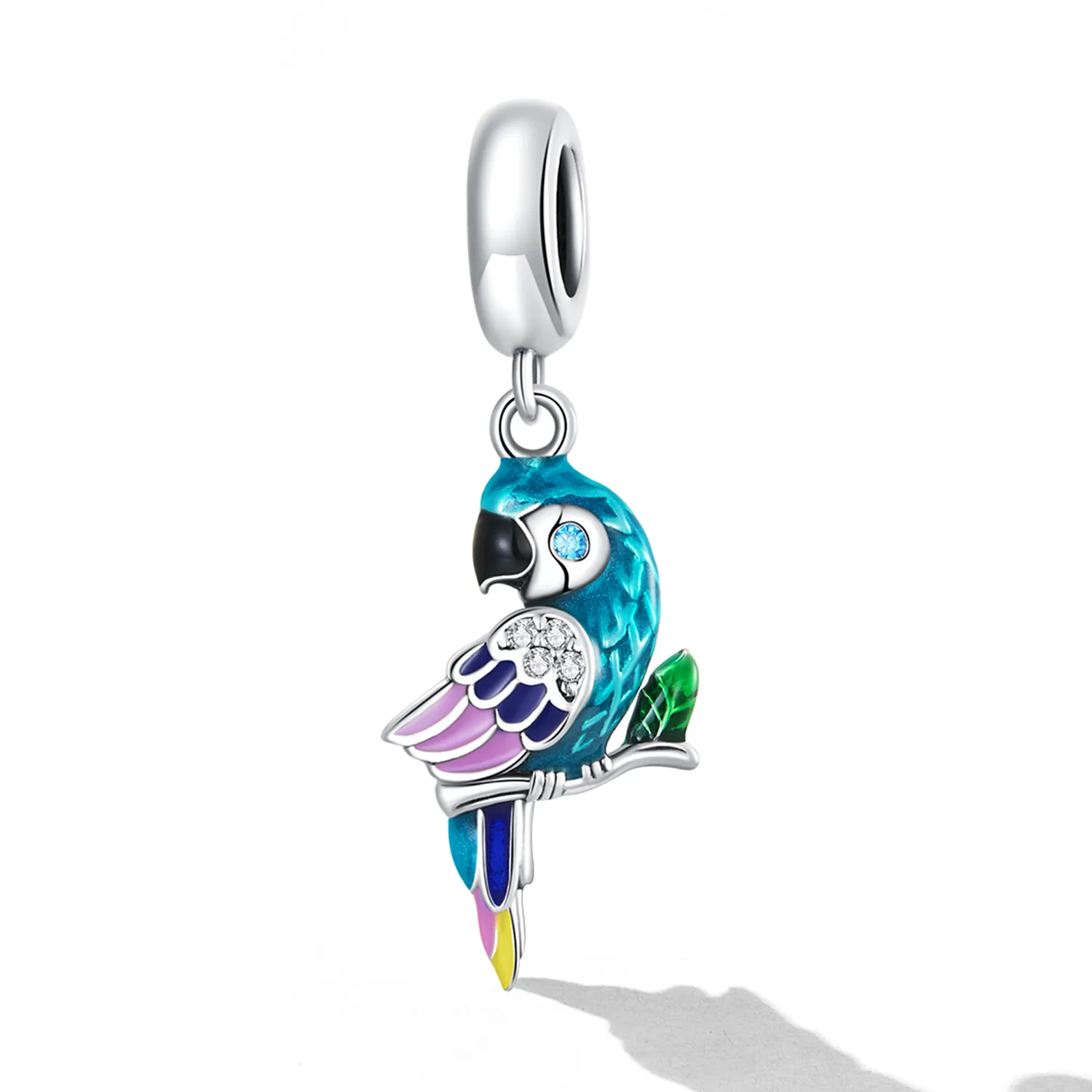 Pandora Style Parrot Dangle - SCC2271