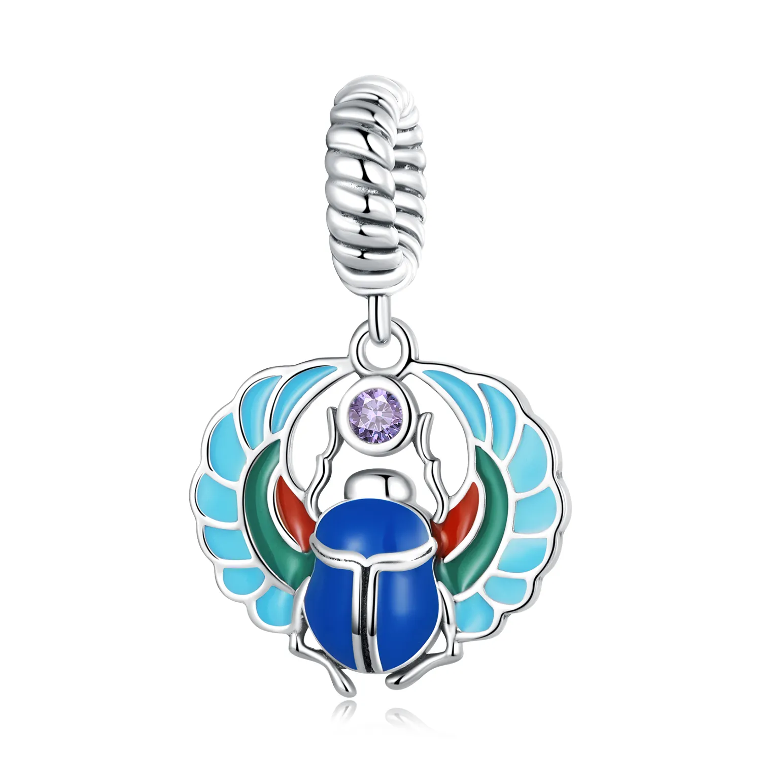 Pandora Style Scarab Dangle - SCC2255