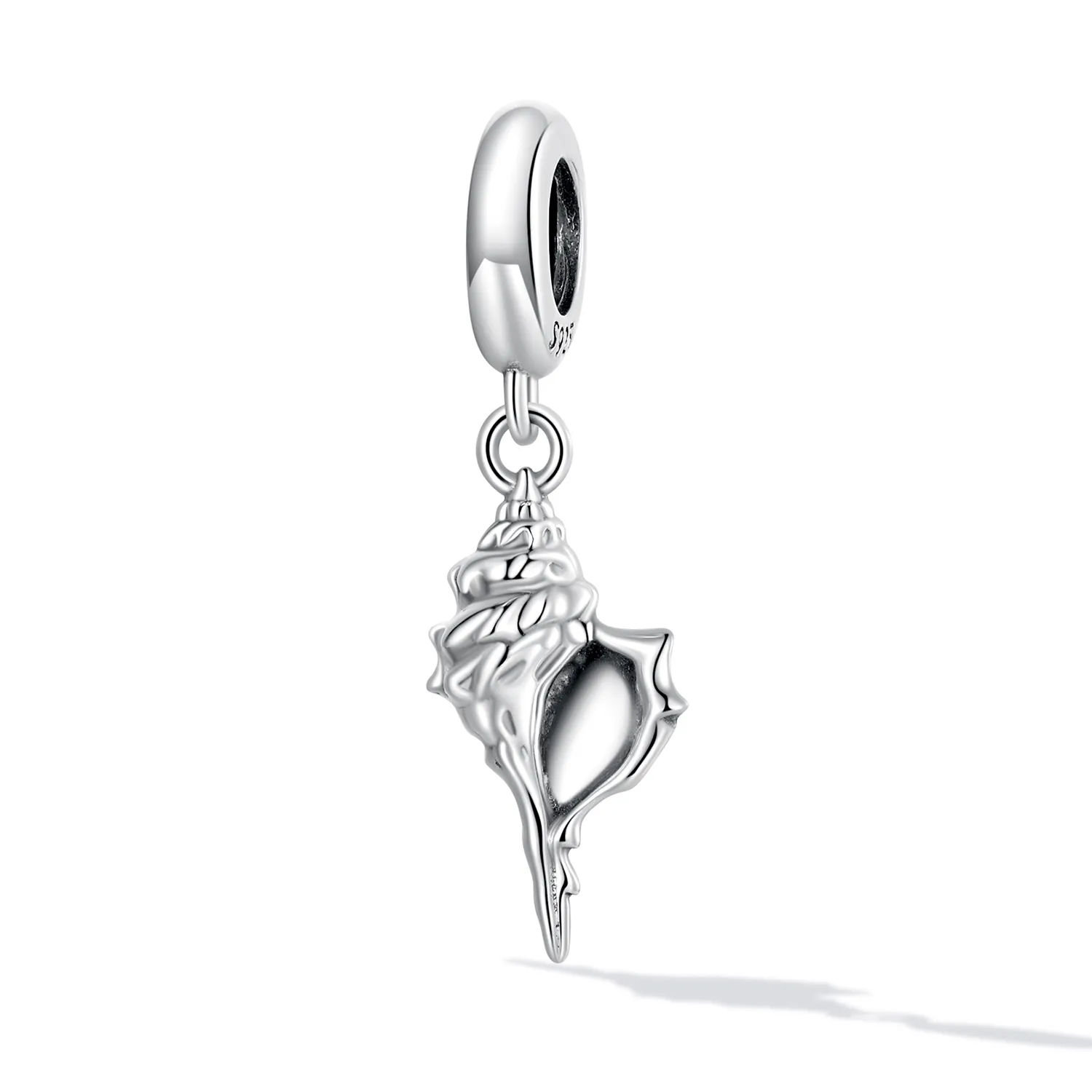 Pandora Style Silver Conch Dangle - SCC2235