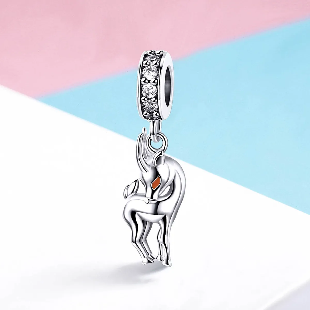 Pandora Style Siste Tibetanske Antilope Dangle - BSC046