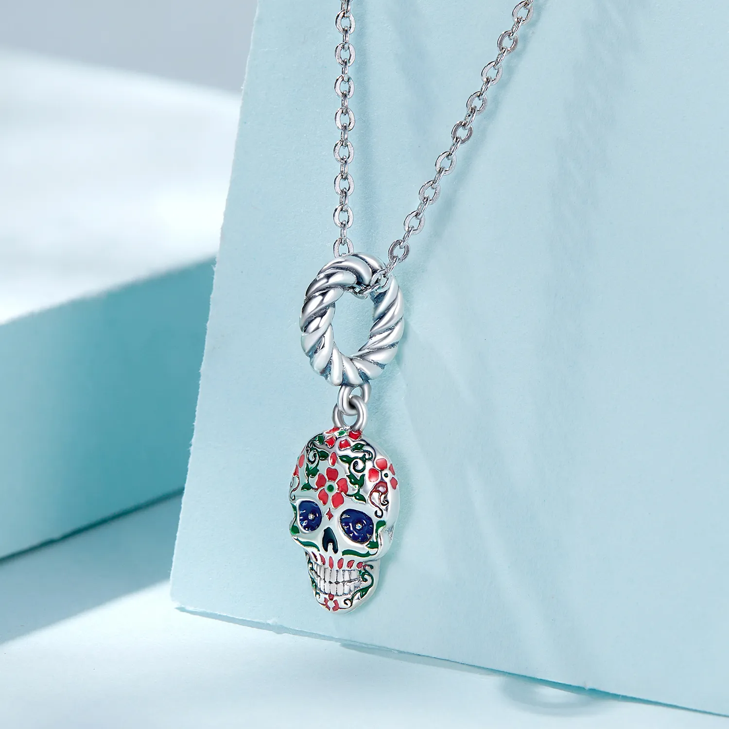 Pandora Style Skull Dangle - SCC2361