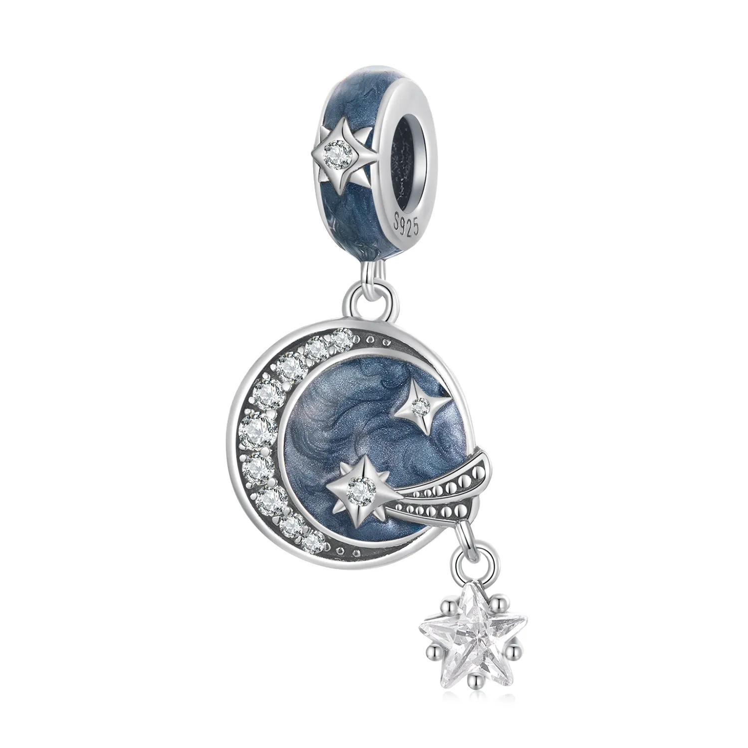 pandora style star galaxy dangle scc2369