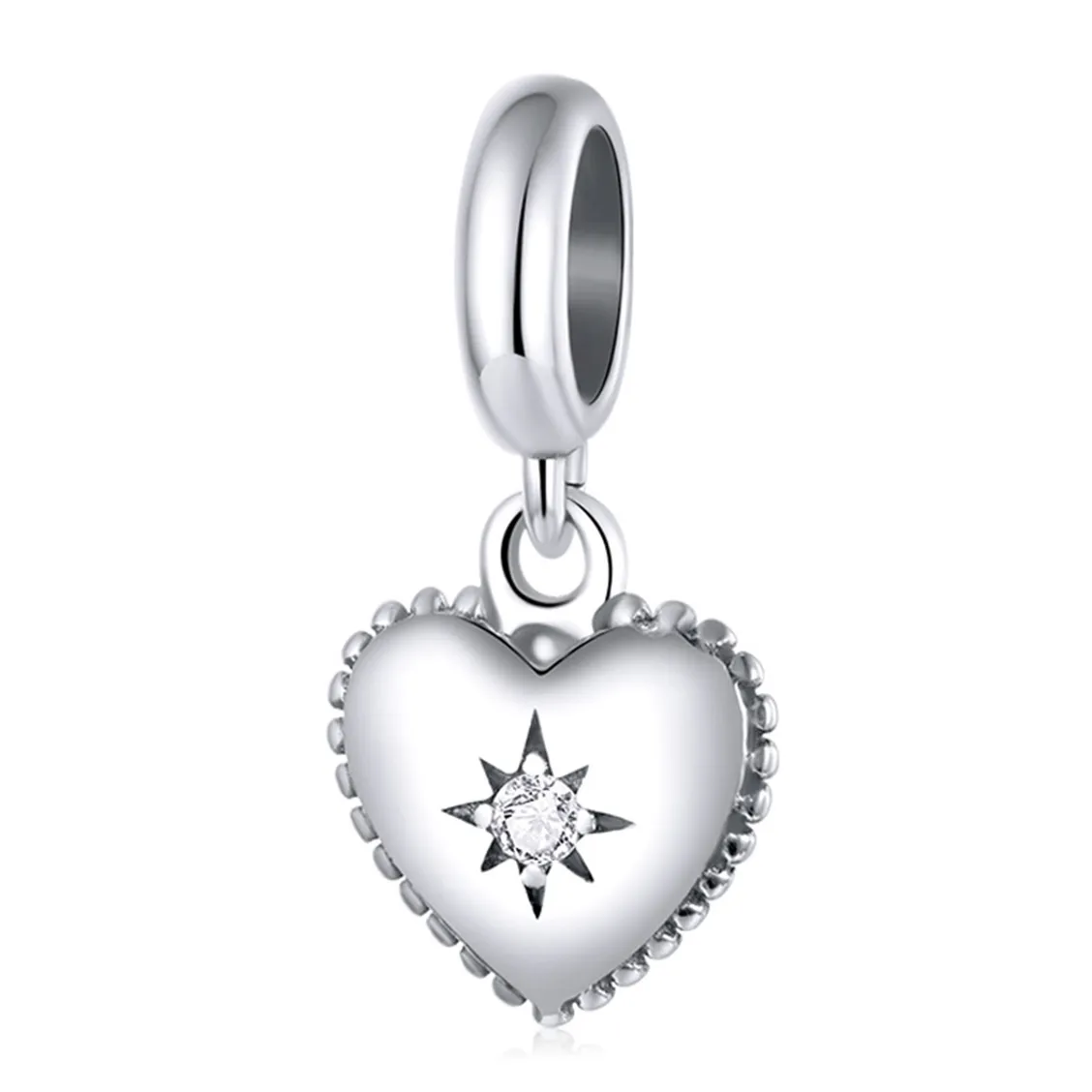 Pandora Style Starburst Love Dangle - SCX132