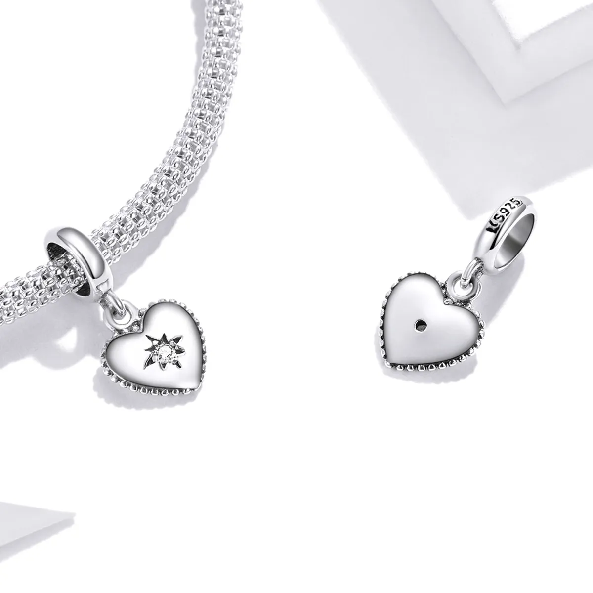 Pandora Style Starburst Love Dangle - SCX132