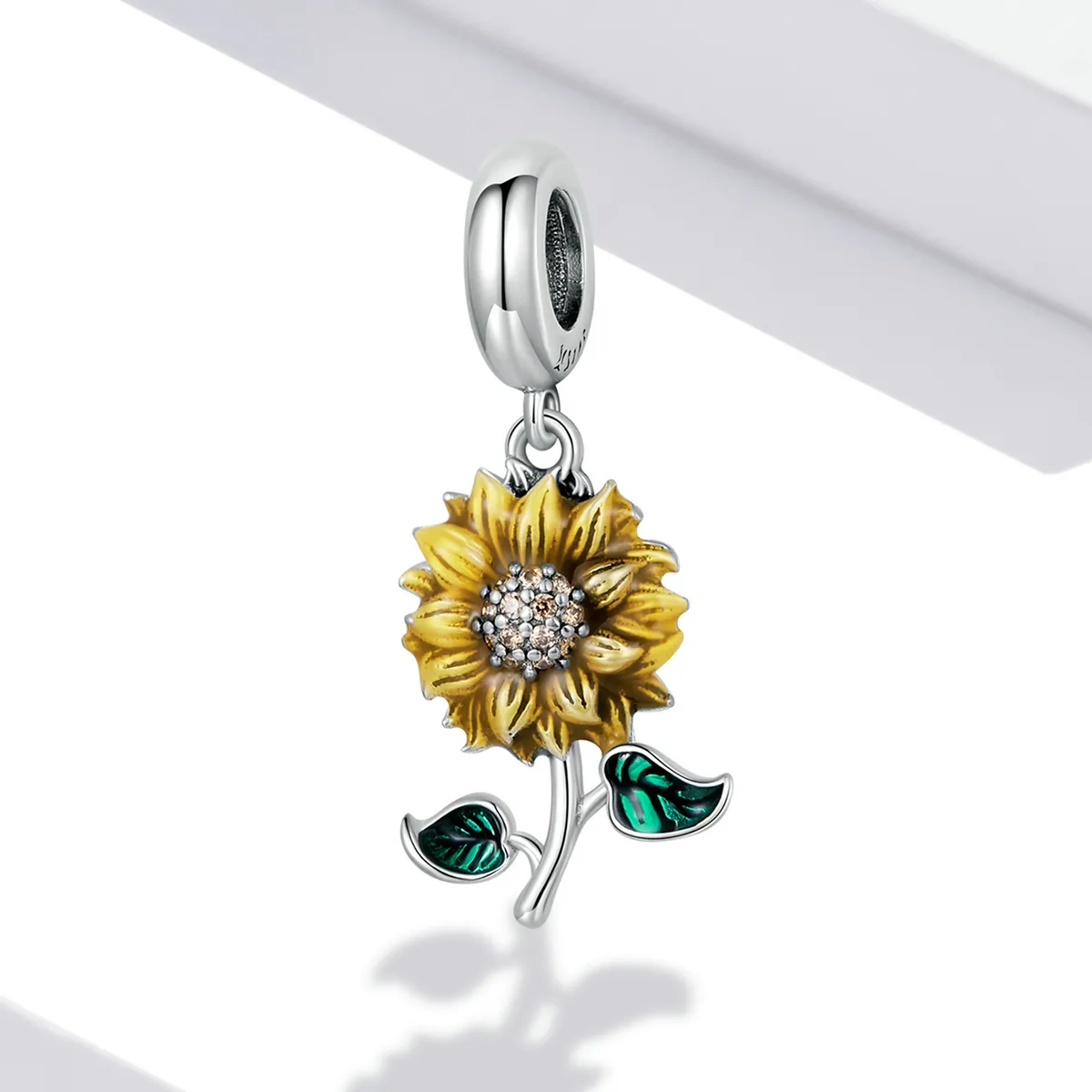 Pandora Style Sunflower Dangle - SCC2079