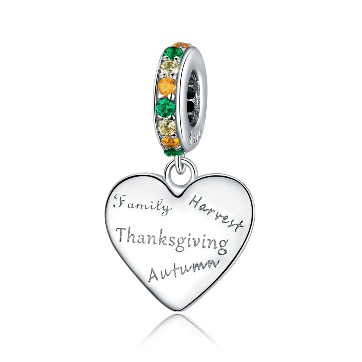 pandora style thanksgiving love dangle bsc344