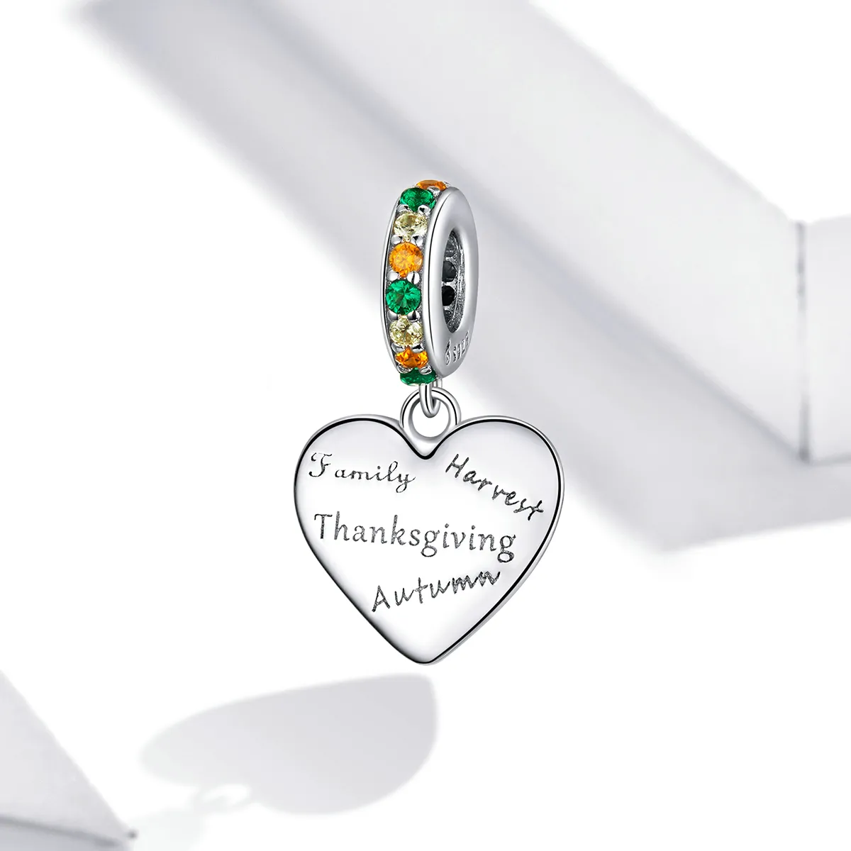 Pandora Style Thanksgiving Love Dangle - BSC344