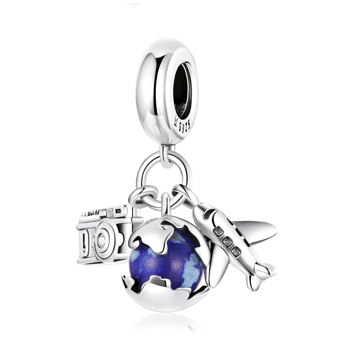 pandora style world travel minikamera dangle scc2027