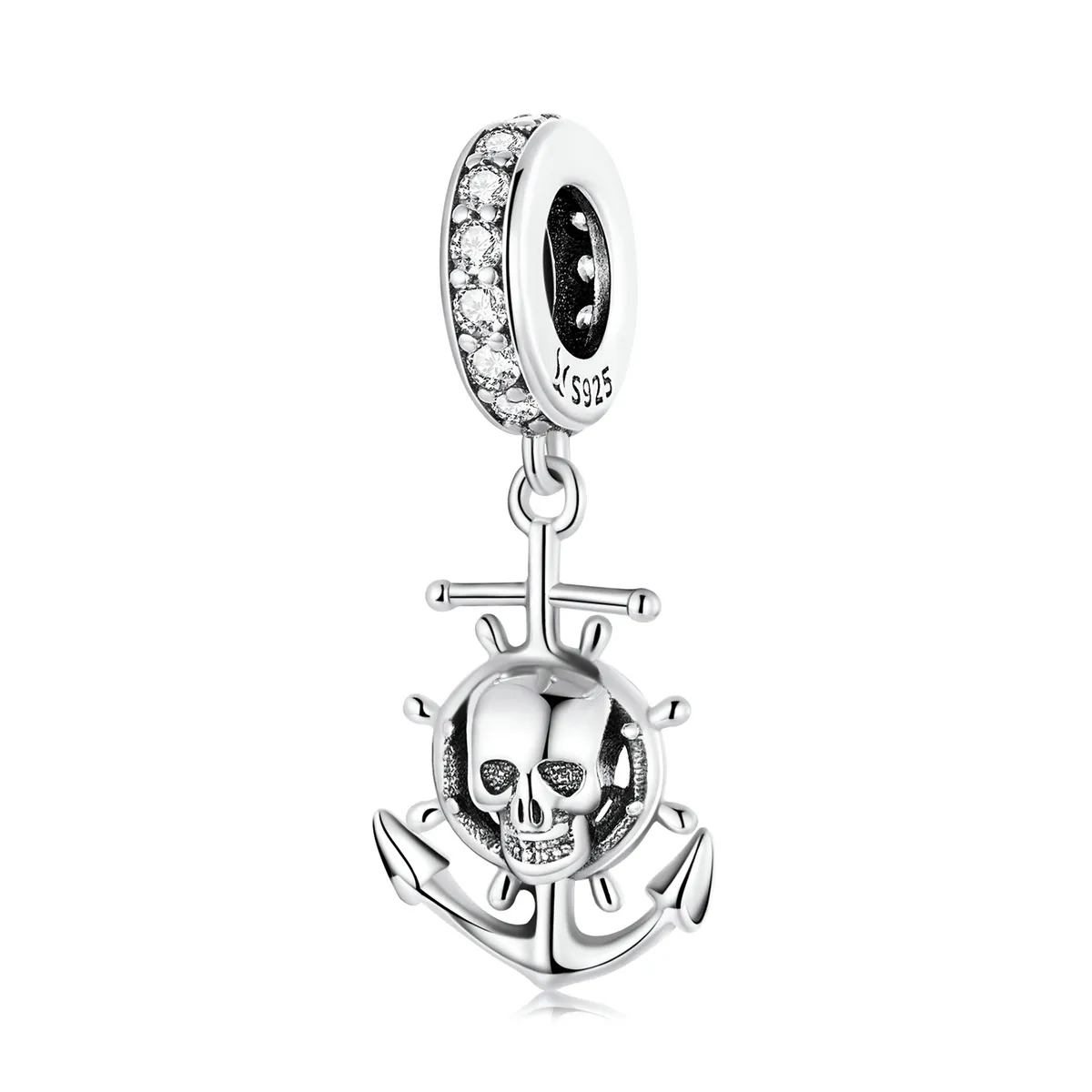 Pandora Style World Travel - Skjelett piratskip Dangle - SCC2030