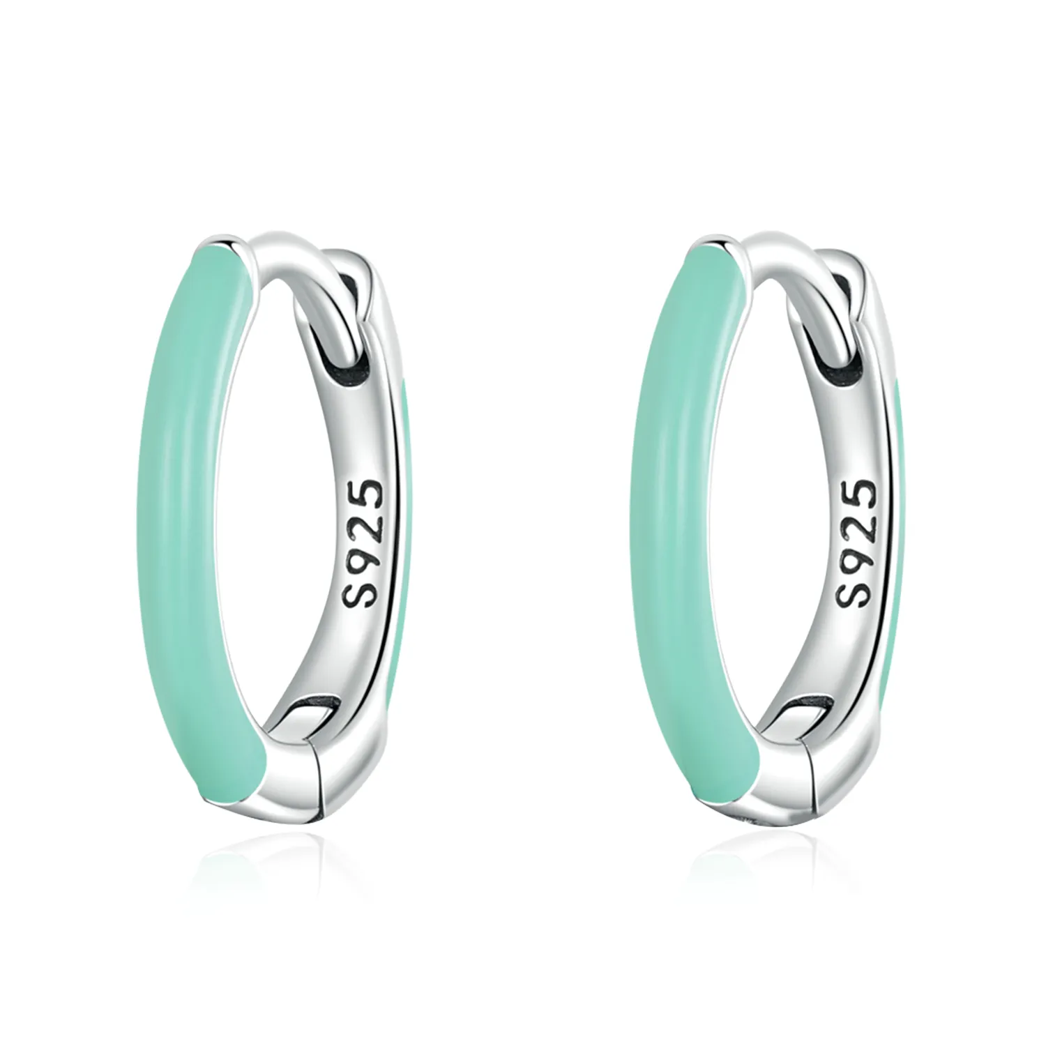 Pandora Style Double Circle Hoop Øredobber - SCE1454