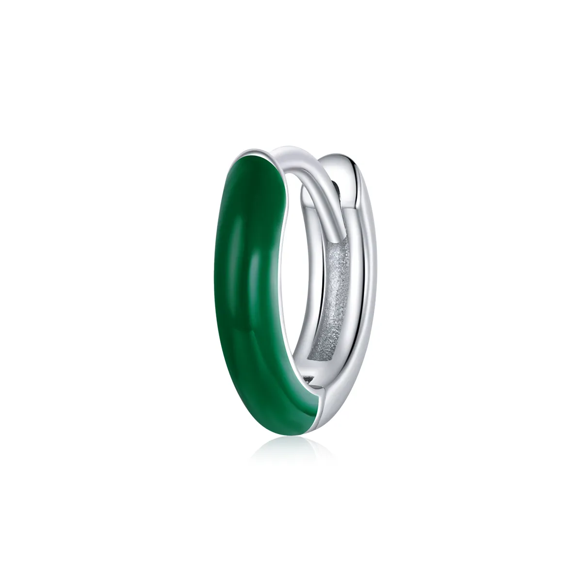 pandora style little green hoop øredobber bse488 gn