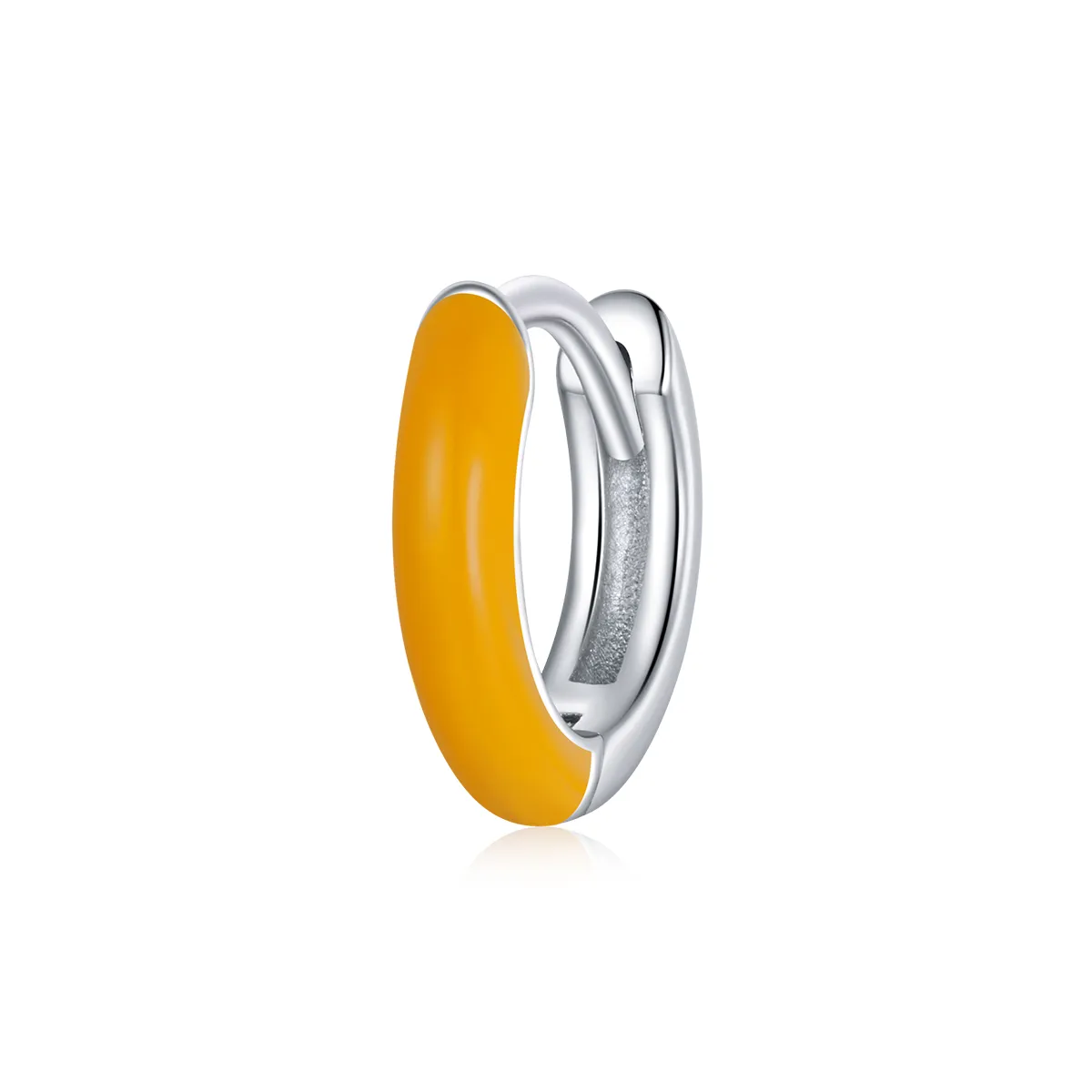 pandora style little orange hoop øredobber bse488 or