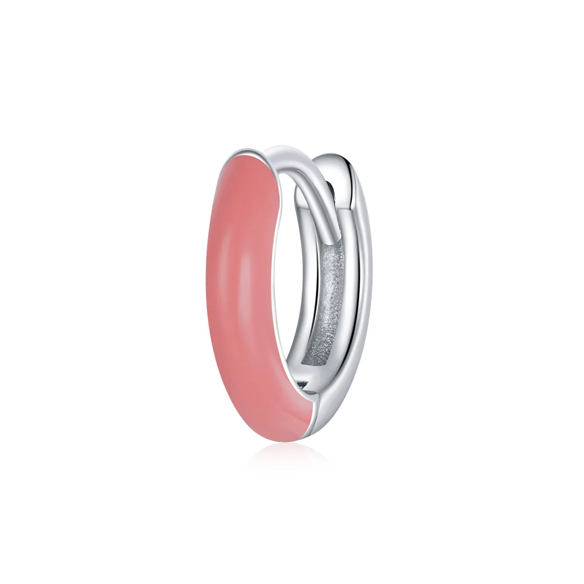 pandora style little pink hoop øredobber bse488 pk